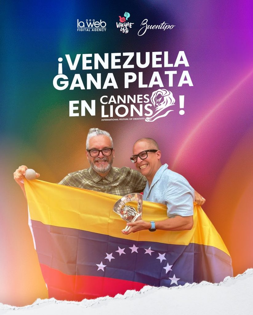 Venezuela marca historia en Cannes Lions 2025 con su primer León de Plata