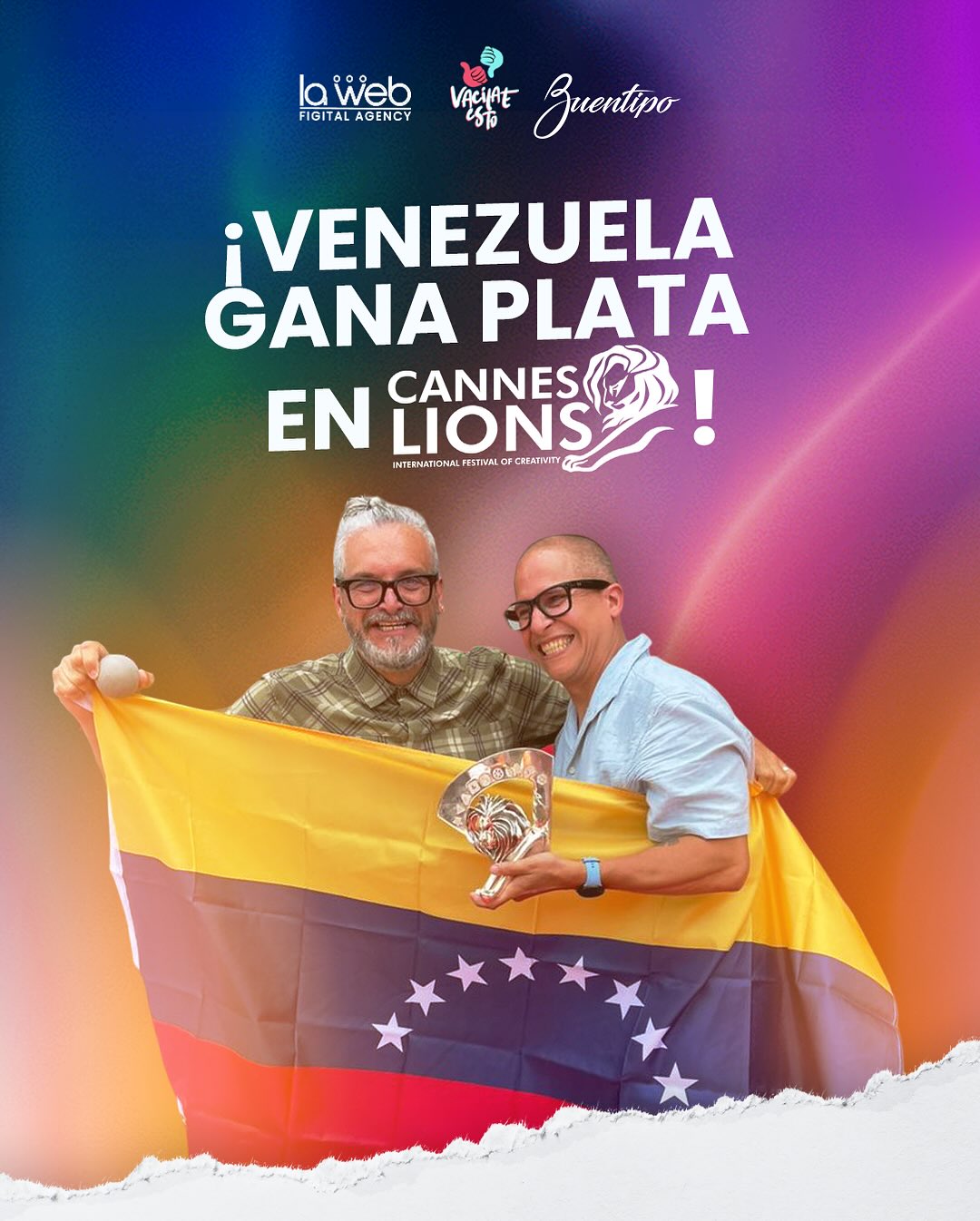 Venezuela marca historia en Cannes Lions 2025 con su primer León de Plata