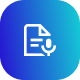 Icono de reporte mensual de métricas sobre rendimiento de contenido y comunidad